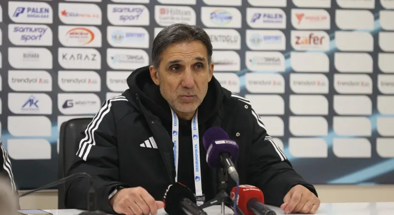 Erzurumspor FK-SMS Grup Sarıyer maçının ardından