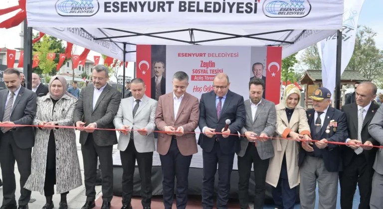 Esenyurt Belediyesinin Zeytin Sosyal Tesisi törenle hizmete açıldı