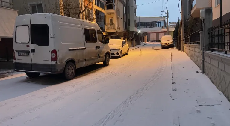 Eskişehir'de kar yağışı etkili oldu
