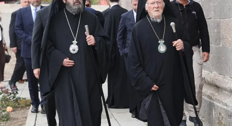 Fener Rum Patriği Bartholomeos Nevşehir'de pazar ayinine katıldı