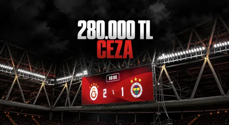 Galatasaray’a Fenerbahçe’nin 3 yıldızlı logosu nedeniyle 280 bin lira ceza