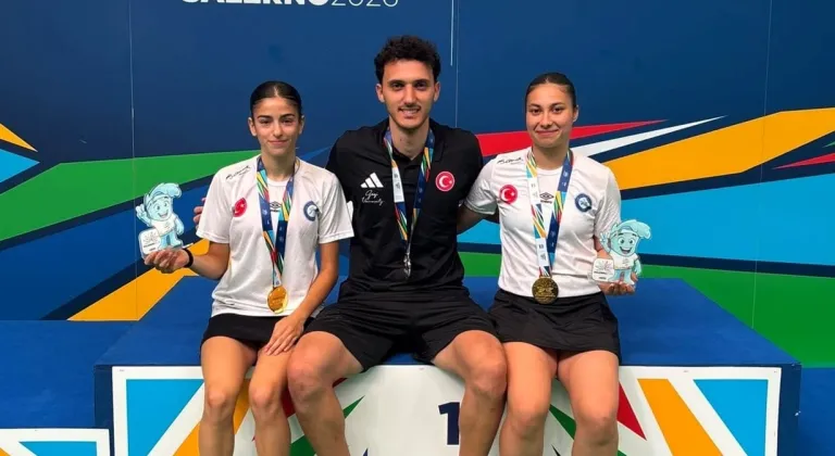 Gazi Üniversitesi, Avrupa Üniversite Oyunları'nda badmintonda 2 madalya kazandı