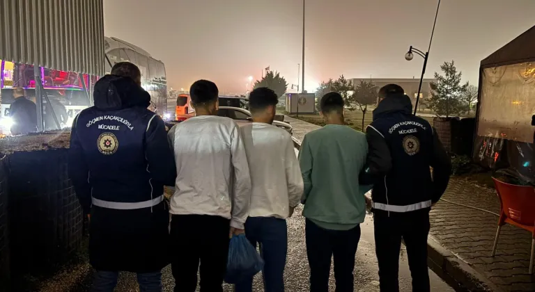 Gaziantep'te 3 düzensiz göçmen yakalandı