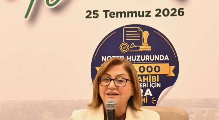 Gaziantep'te Bahçelievler Projesi'nin ilk 500 hak sahibi kurayla belirlendi