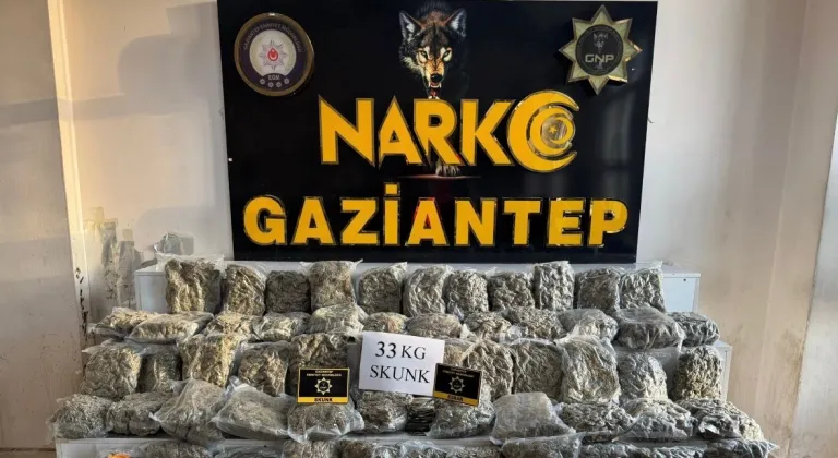 Gaziantep'te düzenlenen uyuşturucu operasyonunda 1 zanlı tutuklandı