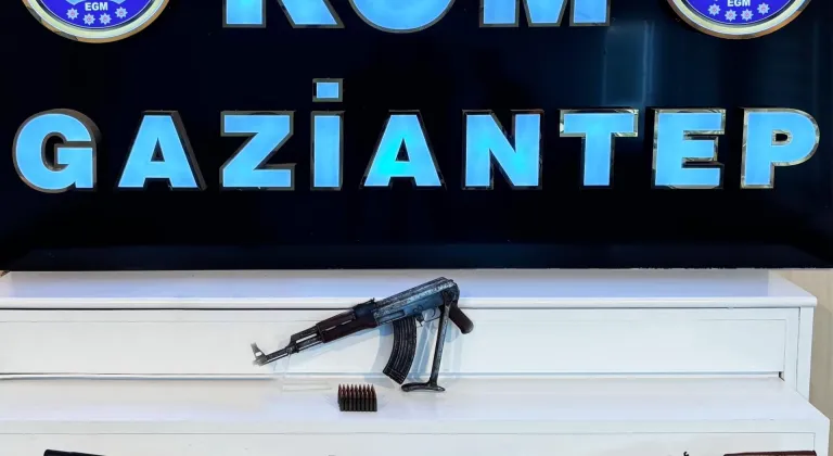 Gaziantep'te silah kaçakçılığı operasyonunda 2 zanlı yakalandı