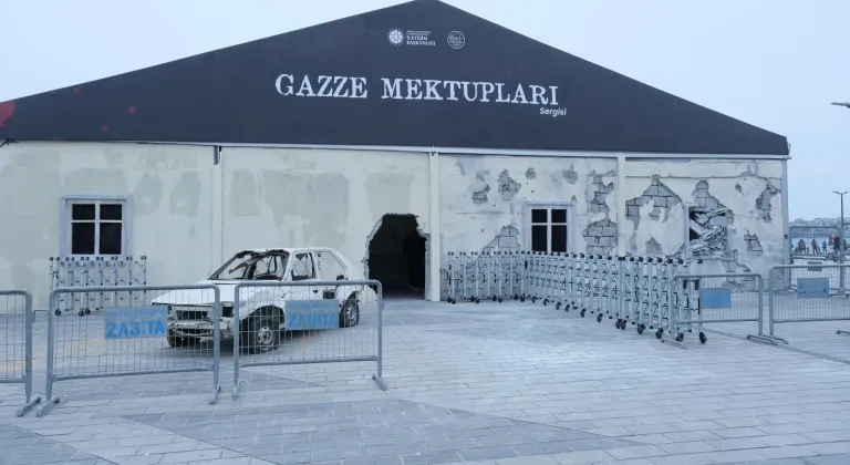 "Gazze Mektupları Deneyim Sergisi" 2 Haziran'a kadar ziyaretçilerini ağırlayacak