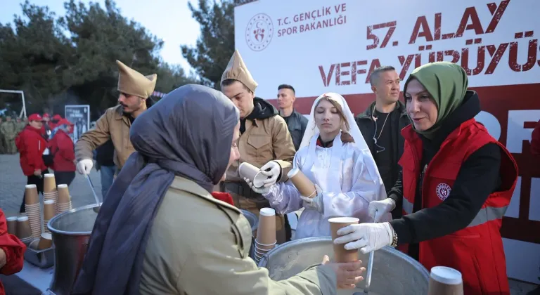 Gelibolu Yarımadası'nda 57. Alay Vefa Yürüyüşü başladı