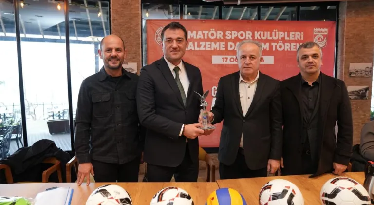 Giresun Belediyesi Amatör Spor Kulüplerine destek oldu