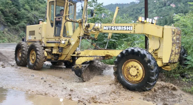 Giresun'da sağanak etkili oldu