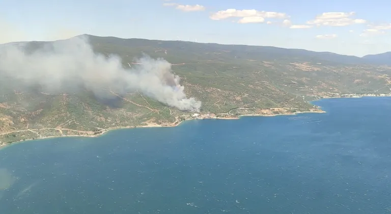 GÜNCELLEME - Yalova'da çıkan orman yangınına müdahale ediliyor