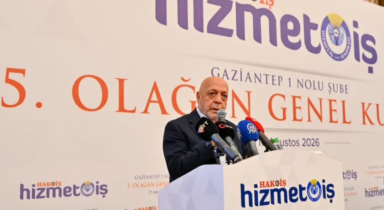 HAK-İŞ Genel Başkanı Arslan Gaziantep'te konuştu:
