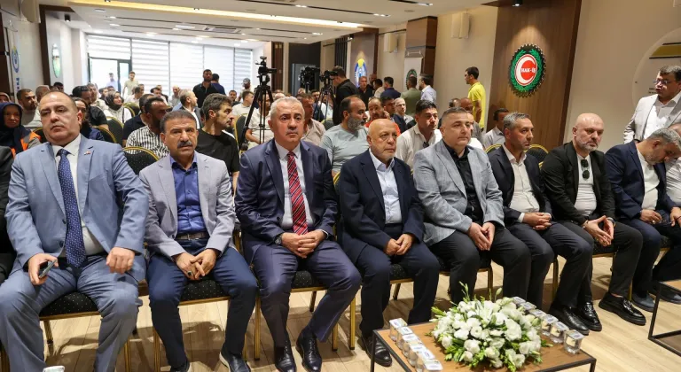 HAK-İŞ Genel Başkanı Arslan, Hizmet-İş Konya 1 No'lu Şubesi Genel Kurulu'nda konuştu:
