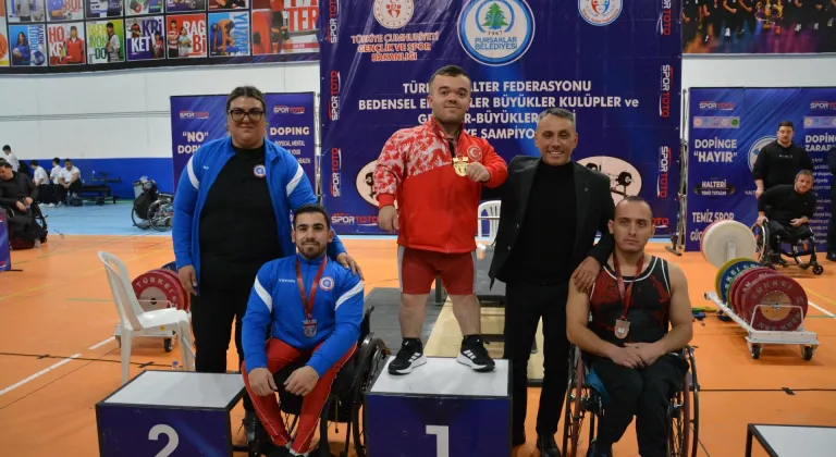 Halterde Bedensel Engelliler Ferdi Türkiye Şampiyonası, Ankara'da yapıldı