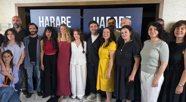 "Harabe" filminin ekibi okuma provasında bir araya geldi