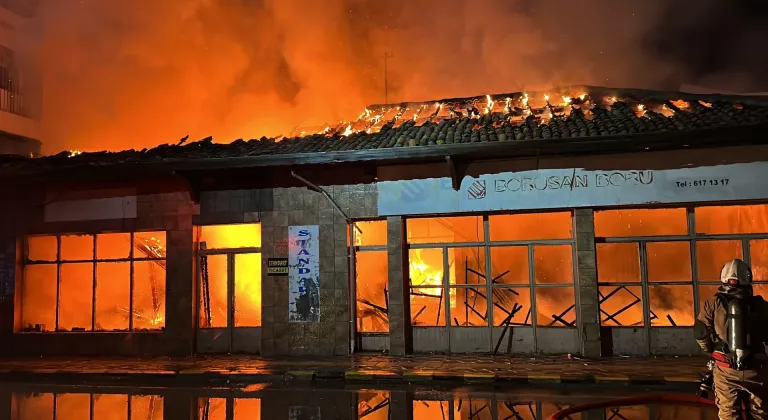 Hatay'da hırdavat dükkanında çıkan yangın hasara neden oldu