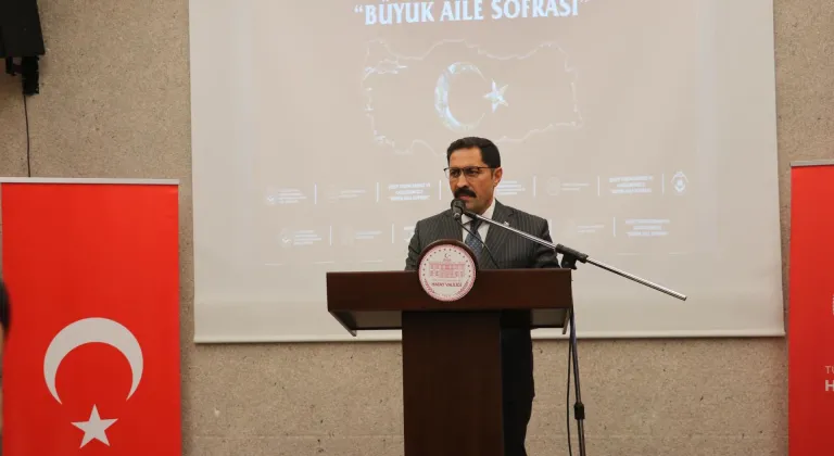 Hatay'da şehit aileleri ve gaziler iftarda buluştu