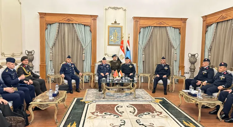 Hava Kuvvetleri Komutanı Orgeneral Kadıoğlu, Mısır'da mevkidaşı Tümgeneral Saqr ile görüştü