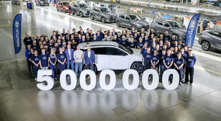 Hyundai Çekya fabrikasında 5 milyonuncu aracını üretti