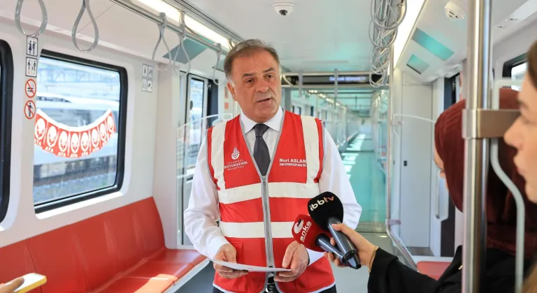 İBB'nin alımını gerçekleştirdiği 100 yeni metronun ilk seti tanıtıldı