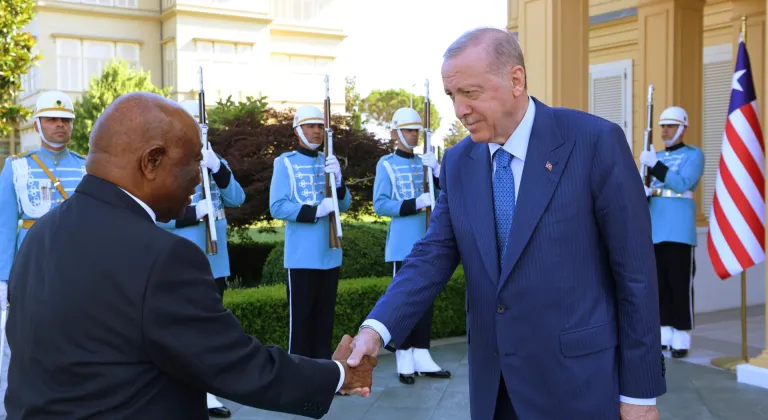 İletişim Başkanlığından Cumhurbaşkanı Erdoğan'ın Liberya Cumhurbaşkanı Boakai ile görüşmesine ilişkin açıklama