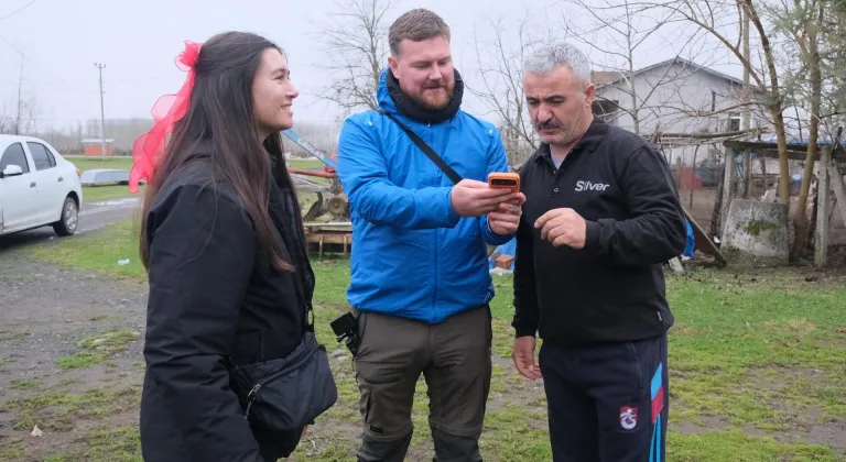 İngiltere'den Vietnam'a yürüyen gezginler, Samsun'un Terme ilçesine ulaştı