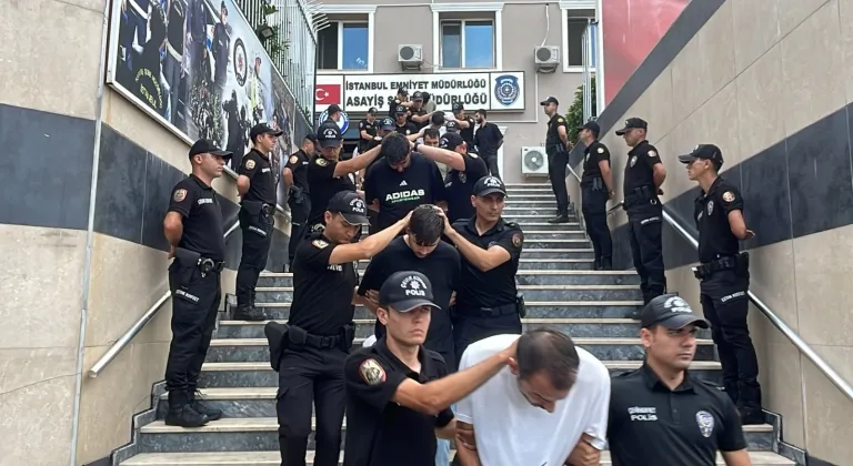 İstanbul merkezli 4 ilde suç örgütüne yönelik operasyonda 32 şüpheli yakalandı