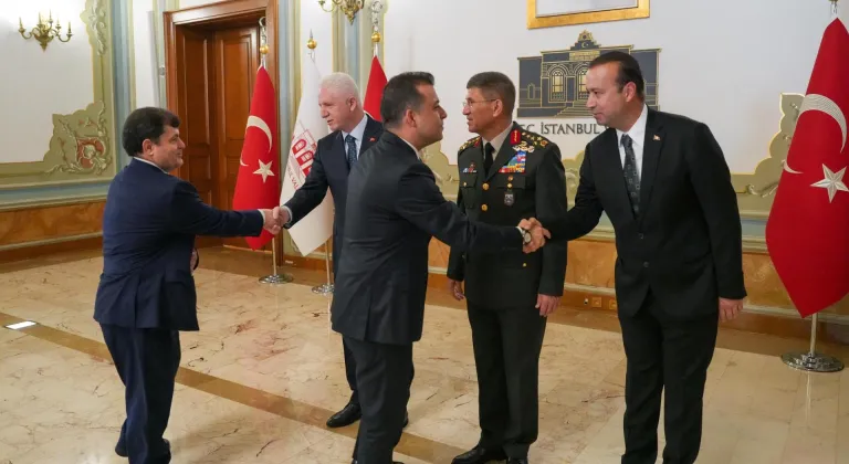 İstanbul Valiliği'nde bayramlaşma töreni düzenlendi