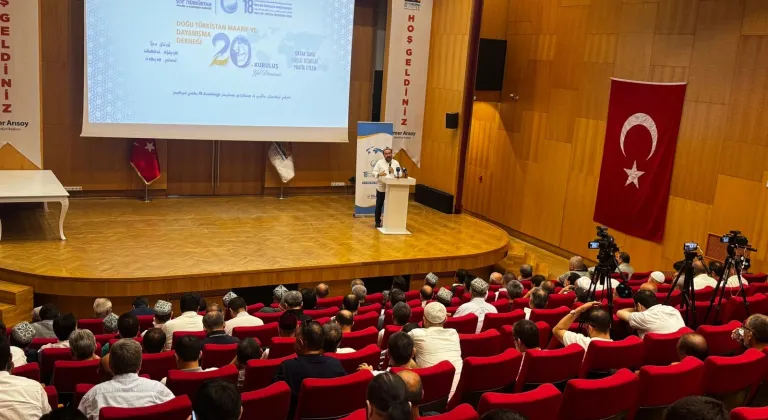 İstanbul'da "18. Dünya Doğu Türkistanlılar Kardeşlik Buluşması" düzenlendi