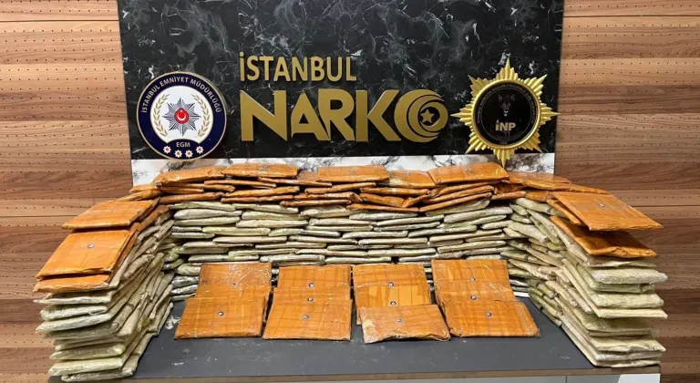 İstanbul'da bir kamyonette 92 kilo 500 gram eroin ele geçirildi
