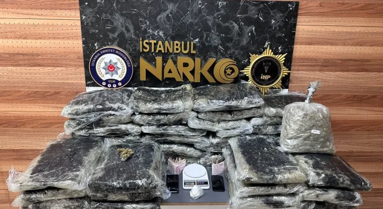 İstanbul'da uyuşturucu operasyonunda 2 şüpheli yakalandı