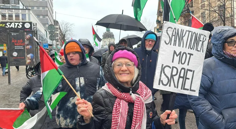 İsveç'te İsrail'in işgal altındaki Batı Şeria'yı ilhak etme kararı protesto edildi