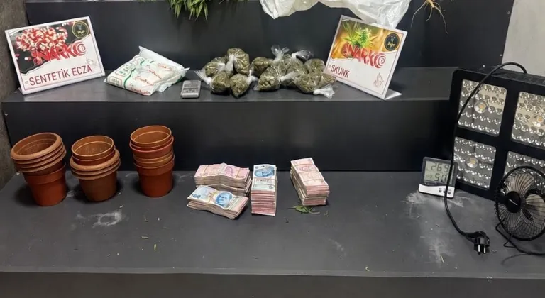 İzmir'de evinde Hint keneviri yetiştiren şüpheli tutuklandı