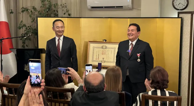 Japonya, Prof. Dr. Oğuz Baykara'ya devlet nişanı takdim etti