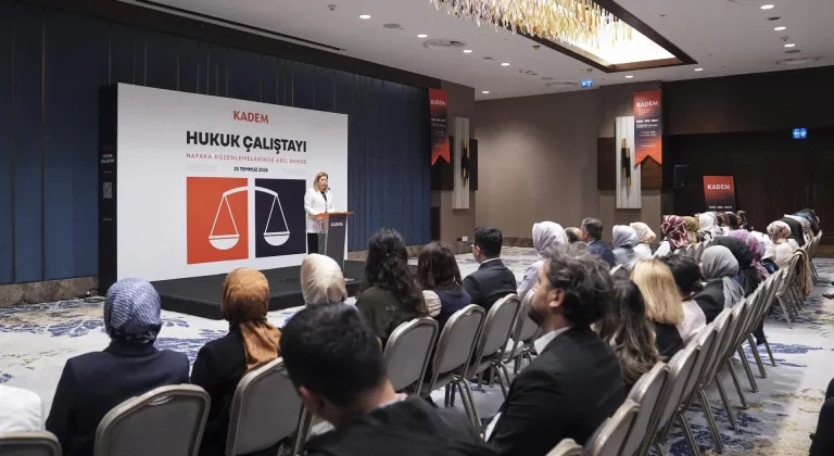 KADEM "Nafaka Düzenlemelerinde Adil Denge Hukuk Çalıştayı" düzenledi