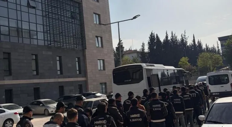 Kahramanmaraş merkezli uyuşturucu operasyonunda 45 zanlı tutuklandı