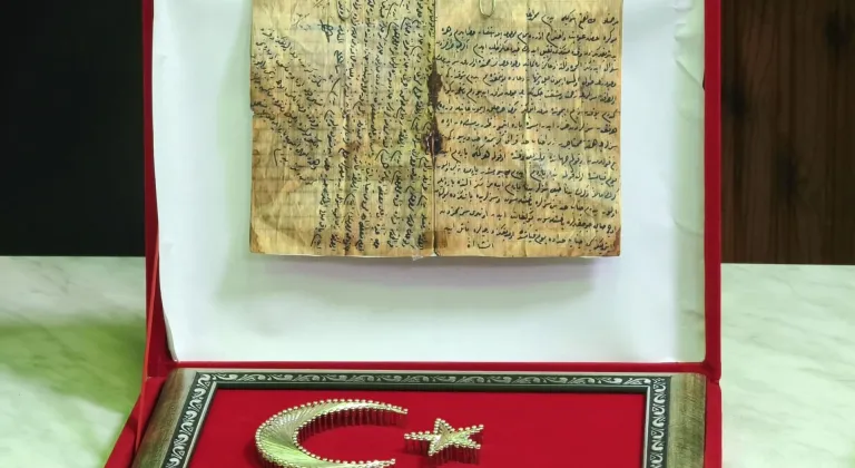 Karabük'te Çanakkale şehidinin babasına yazdığı son mektup sergilendi