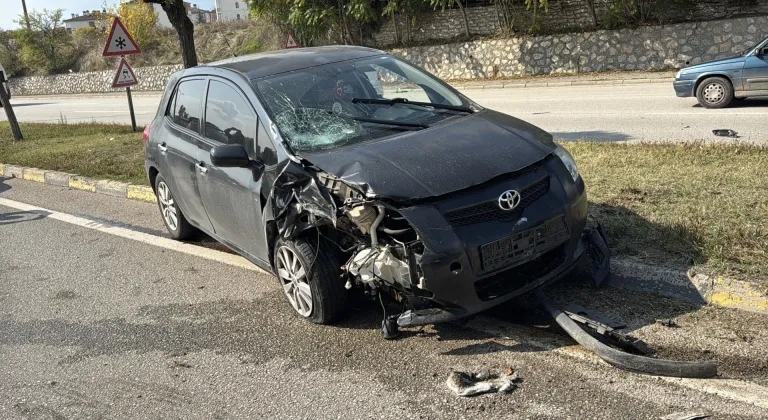 Karabük'te otomobille çarpışan elektrikli bisikletin sürücüsü öldü