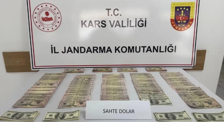 Kars'ta Kurban Bayramı öncesi sahte 51 bin 400 dolar ele geçirildi