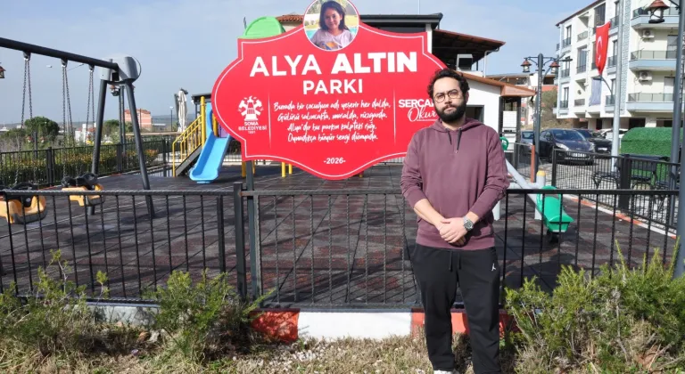 Kartalkaya'daki otel yangınında ölen Alya'nın adı Soma'da parka verildi