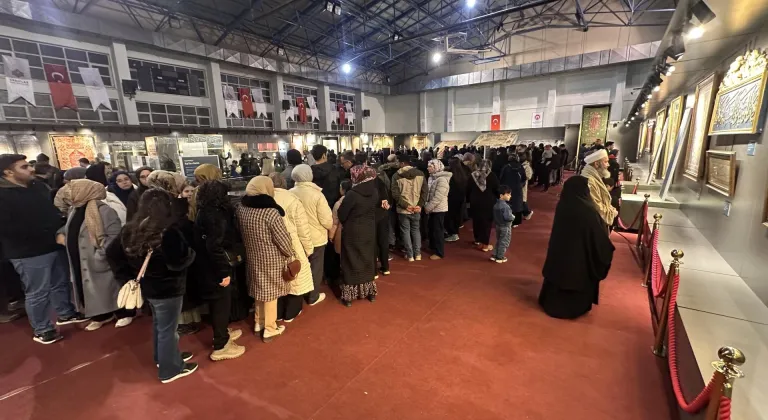 Kastamonu'da kutsal emanetler sergisi yoğun ilgi gördü
