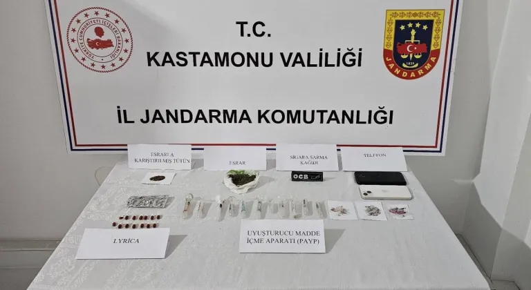 Kastamonu'da uyuşturucu operasyonunda yakalanan 4 zanlı tutuklandı
