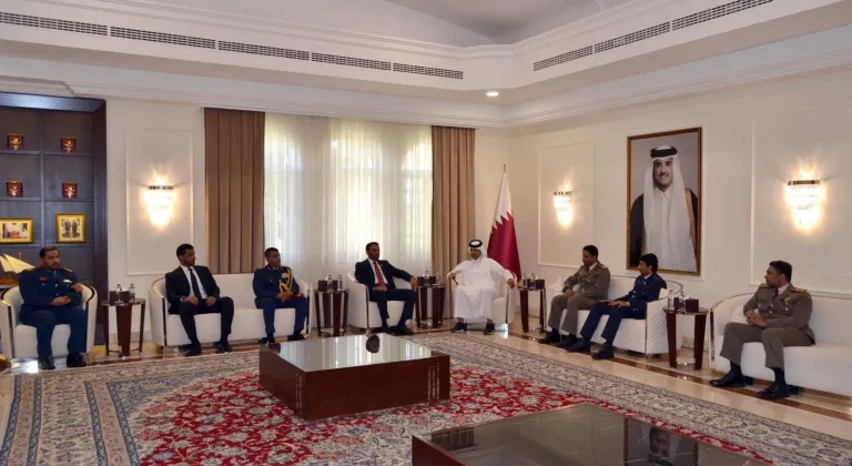 Katar'ın Ankara Büyükelçiliğinde eski Emir Şeyh Hamad bin Halife Al Sani için taziye kabulü yapıldı