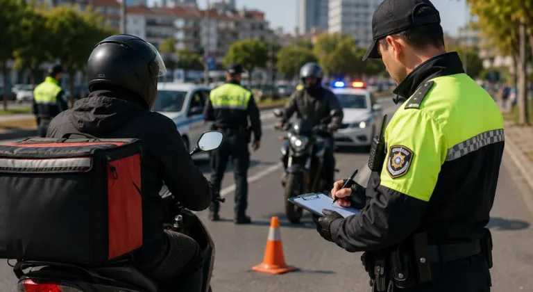 Kayıtsız motokuryelere ve hız ihlallerine sıkı denetim