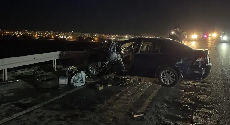 Kayseri'de bariyere çarpan otomobilin sürücüsü ağır yaralandı