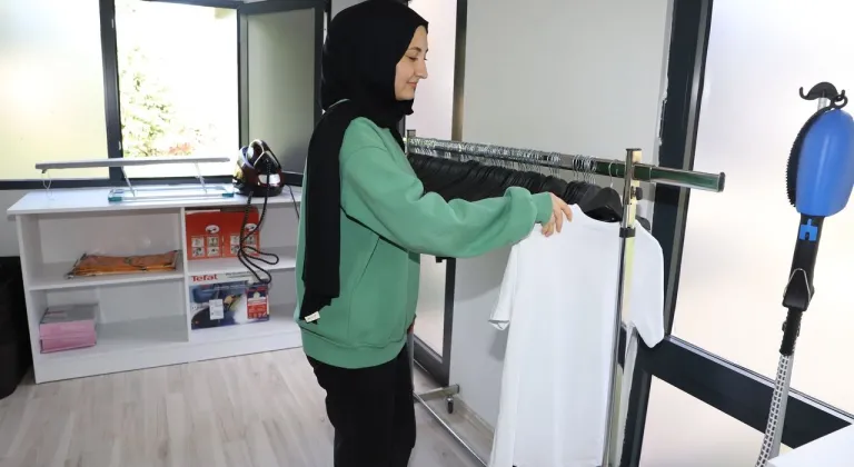 Kent çamaşırhanesi öğrencilerin gözdesi oldu