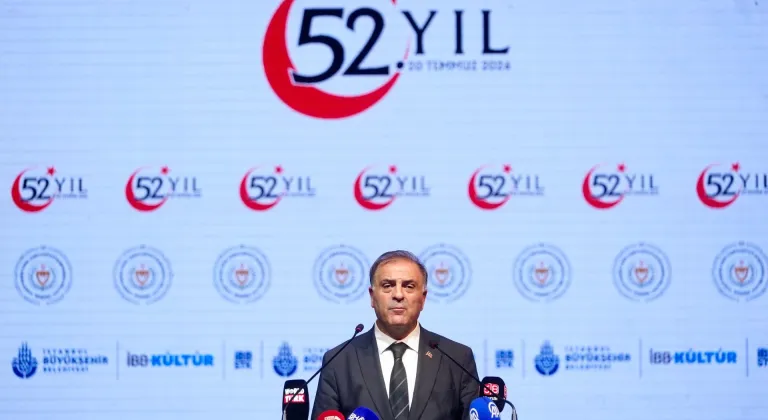 Kıbrıs Barış Harekatı'nın 52'nci yıl dönümü İstanbul'da resepsiyonla kutlandı
