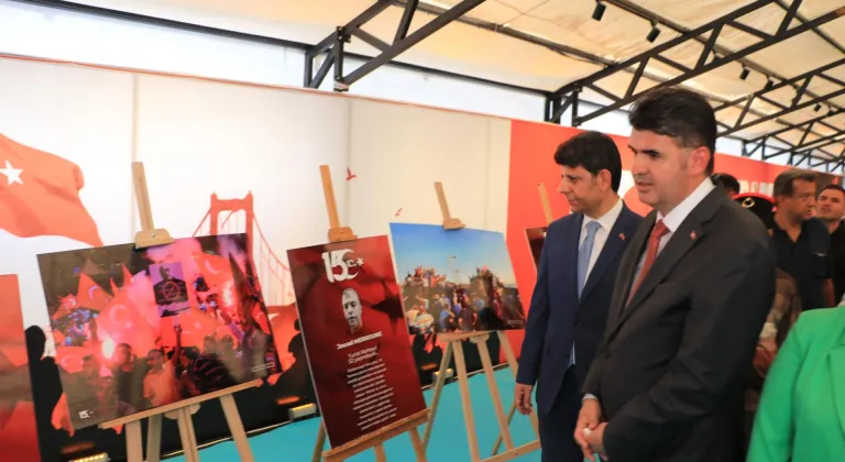 Kilis'te "15 Temmuz Anma Çadırı" kuruldu
