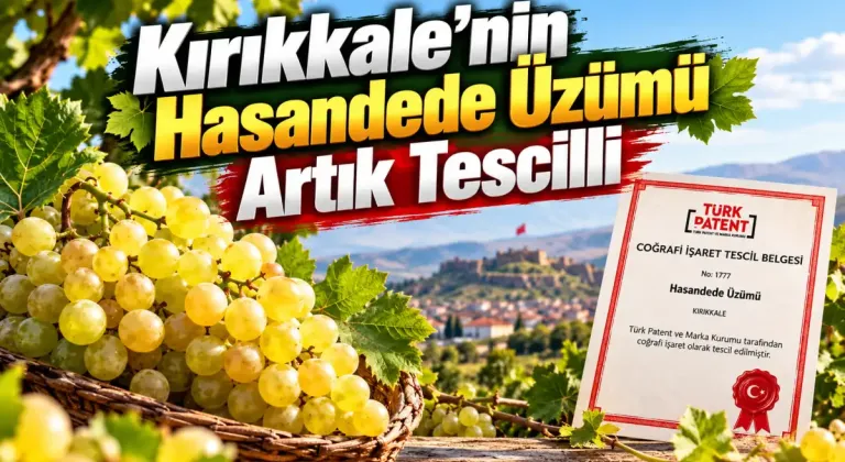 Kırıkkale’nin Hasandede Üzümü artık tescilli