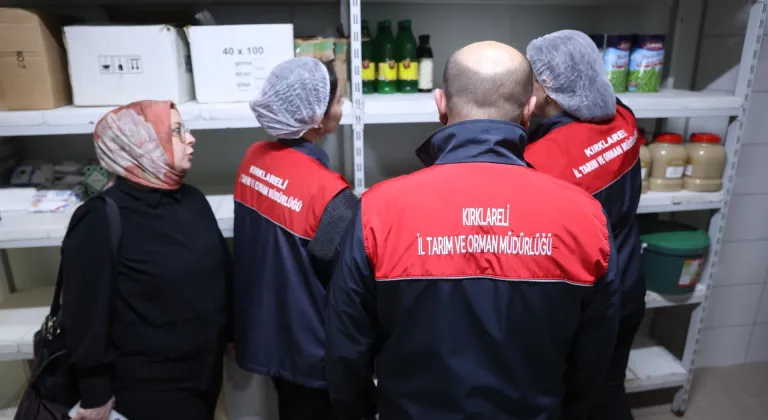 Kırklareli'nde ramazan öncesi gıda işletmelerine yönelik denetim yapıldı